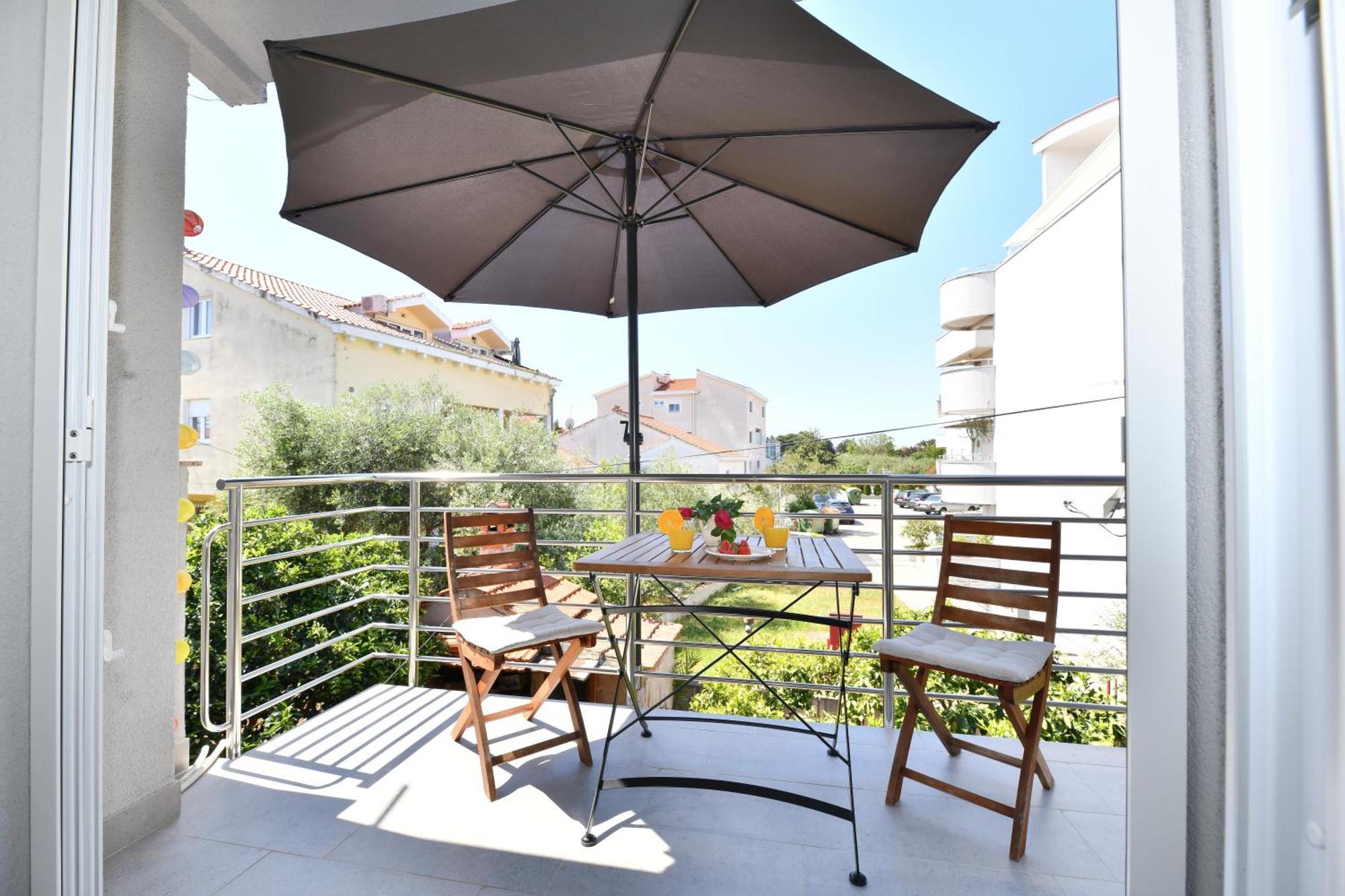 Apartman Punta Sole Zadar Eksteriør billede